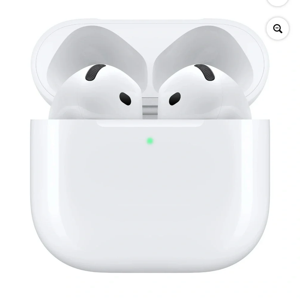 apple airpods 4 Wireless Earbuds Charging Case - White